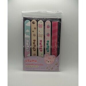 The Creme Shop Boba Collection Nail Files Double Sided Kawaii 5 Pack NEW